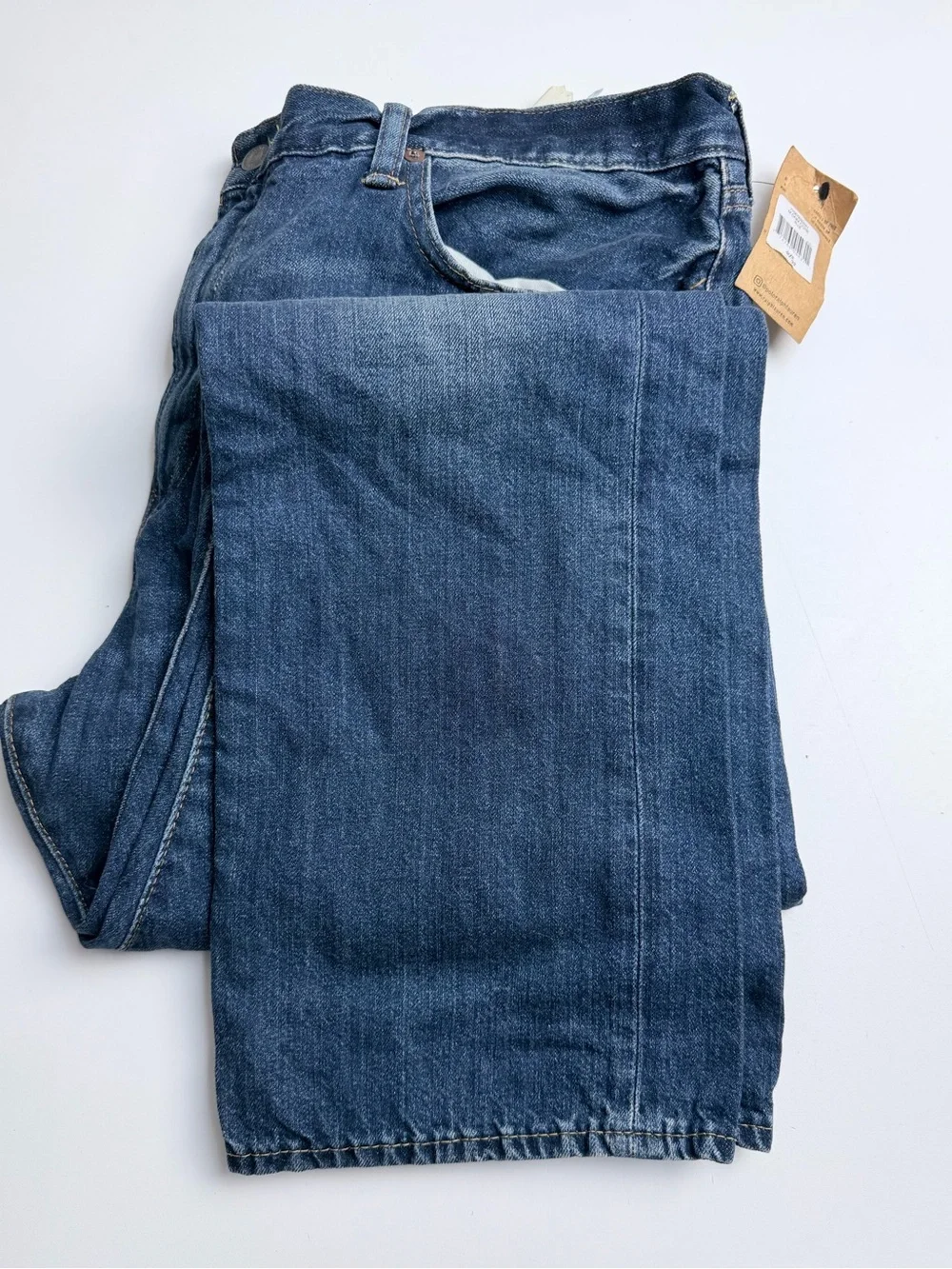 Polo Ralph Lauren The Varick Slim Straight Blue Denim Jeans Size 40x32 NWT